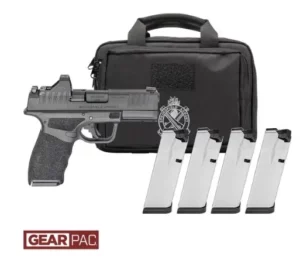 SPRINGFIELD ARMORY HELLCAT PRO 9MM PISTOL U DOT GEAR PAC VIRIDIAN RFX11,BAG,4 MAGS