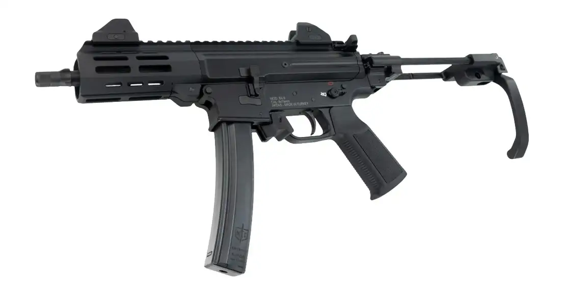 SDS MAC IX 9MM DB 6.5" PCC 2-30RD MAGS W/ TAILHOOK RETRACTABLE BRACE