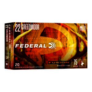 FEDERAL FUSION 22 CREEDMOOR 75GR 20/BX 10BX/CS