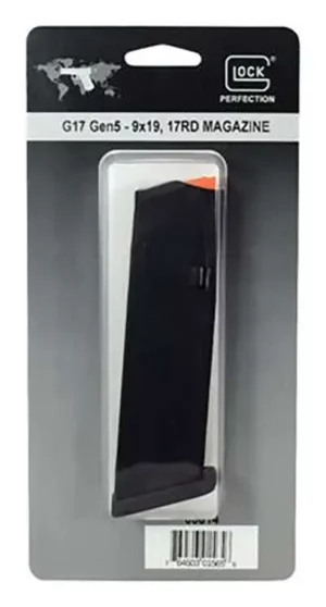GLOCK GEN5 MAG G17, G34, G47 17rd (mag floor plate 01, follower orange) Pkg