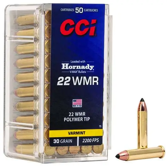 CCI 22 WMR 30GR V-MAX 50 RD/BX 40 BX/CS