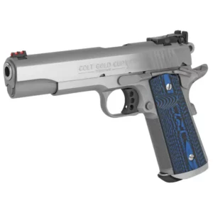 COLT 1911 GOLD CUP TROPHY 38 SUPER STS BLUE GRIPS 5