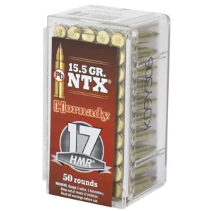 HORNADY VARMINT EXPRESS 17HMR 15.5 GR NTX 50RD BX 2000RD CASE