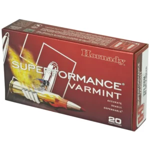 HORNADY SUPERFORMANCE VARMINT 222REM 50G VMAX 20RD BX 200RD CASE