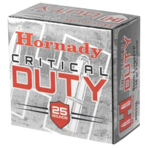 HORNADY CRITICAL DUTY 9MM 135GR+P FTX 25RD BX 250RD CASE