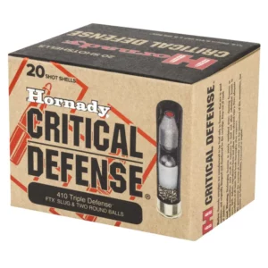 HORNADY CRITICAL DEFENSE 410 TRPL DFNS 2.5