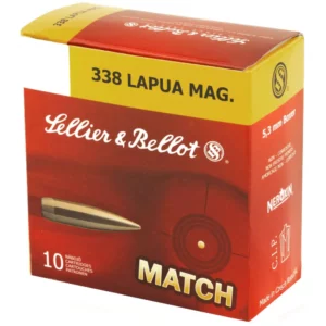 SELLIER & BELLOT 338LAP 250GR HPBT 10RD BOX 10 BOXES PER CASE