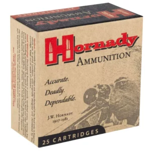 HORNADY CUSTOM 25 AUTO 35GR JHP/XTP 25RD BX 250RD CASE