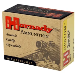 HORNADY CUSTOM 10MM 155GR XTP JHP 20RD BX 200RD CASE