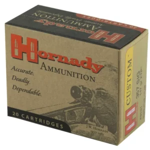 HORNADY CUSTOM 357SIG 147G XTP 20RD BX 200RD CASE