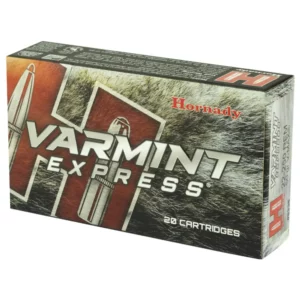 HORNADY VARMINT EXPRESS 22-250REM 50G VMAX 20RD BX 200RD CASE