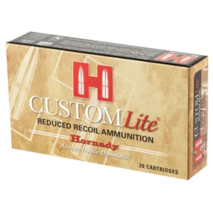 HORNADY CUSTOM LITE 308WIN 125G SST 20RD BX 200RD CASE