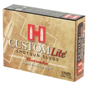 HORNADY CUSTOM LITE 20GA 250GR FTX SLUG 5RD BX 100RD CASE