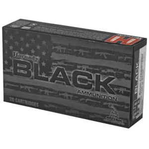 HORNADY BLACK 6MM CREEDMOOR 105GR BTHP MATCH 20RD BX 200RD CASE