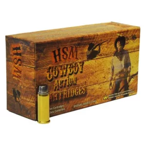 HSM AMMUNITION 44-40 WIN 200GR HL RNFP 50RD BOX 10 BOXES PER CASE