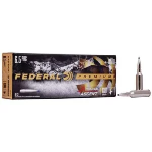FEDERAL 6.5 PRC 130GR TERMINAL ASCENT 20 RD/BX 10 BX/CS