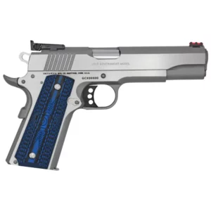 COLT 1911 GOLD CUP LITE SERIES 70 38 SUPER STS BLUE GRIPS 5