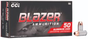 CCI 40SW 165GR BLAZER FMJ 50RD