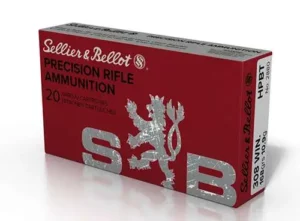 SELLIER & BELLOT 308WIN 168GR HPBT 20RD BOX 25 BOXES PER CASE