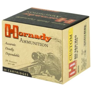 HORNADY CUSTOM 500SW NAG 500G FP XTP 20RD BX 200RD CASE