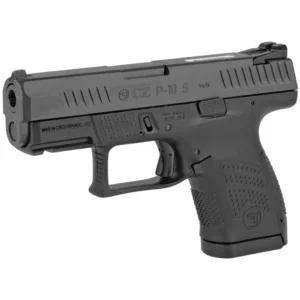 CZ P-10 S 9MM PISTOL BLACK FIXED SIGHTS REVERSE MAG CATCH, 2-10RD MAGS