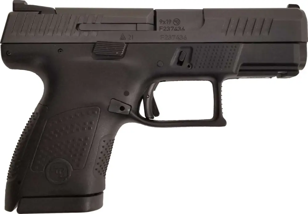 CZ P-10 S 9MM PISTOL BLACK FIXED SIGHTS REVERSE MAG CATCH, 2-10RD MAGS - Image 3