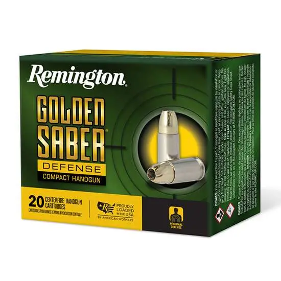 REMINGTON 38 SPL +P 125GR BJHP GOLDEN SABER DEFENSE 20 RD/BX 25 BX/CS - Image 2