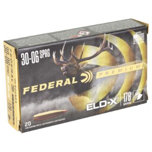 FEDERAL 30-06 SPRGFLD 178 GR ELD-X 20 RD/BX 10 BX/CS