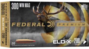 FEDERAL 300 WIN MAG 200 GR ELD-X 20 RD/BX 10 BX/CS