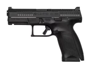 CZ P-10 C OPTICS READY 9MM PISTOL BLACK REVERSE MAG CATCH 2-10RD MAGS