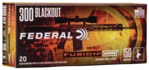 FEDERAL 300 BLK 150GR FUSION MSR 20 RD/BX 10 BX/CS