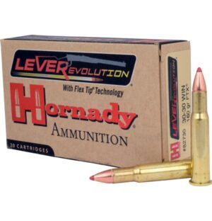 HORNADY LEVERREVOLUTION 30-30WIN 160GR FTX 20RD BX 200RD CASE