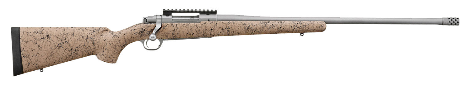 RUGER HAWKEYE FTW HUNTER 6.5CM 24" STS THRD BBL, 4RD CAP.