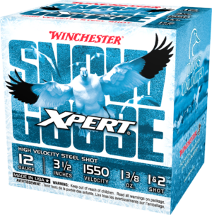 WINCHESTER XPERT SNOW GOOSE HIGH VELOCITY 12GA 3-1/2 #1 AND #2 SHOT 25RDS