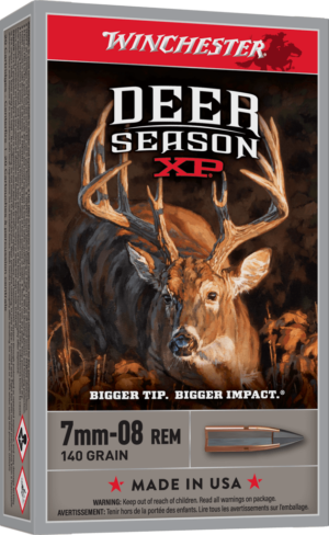 WINCHESTER DEER SEASON XP 7MM-08 140GR 20RD BX 200RD CASE