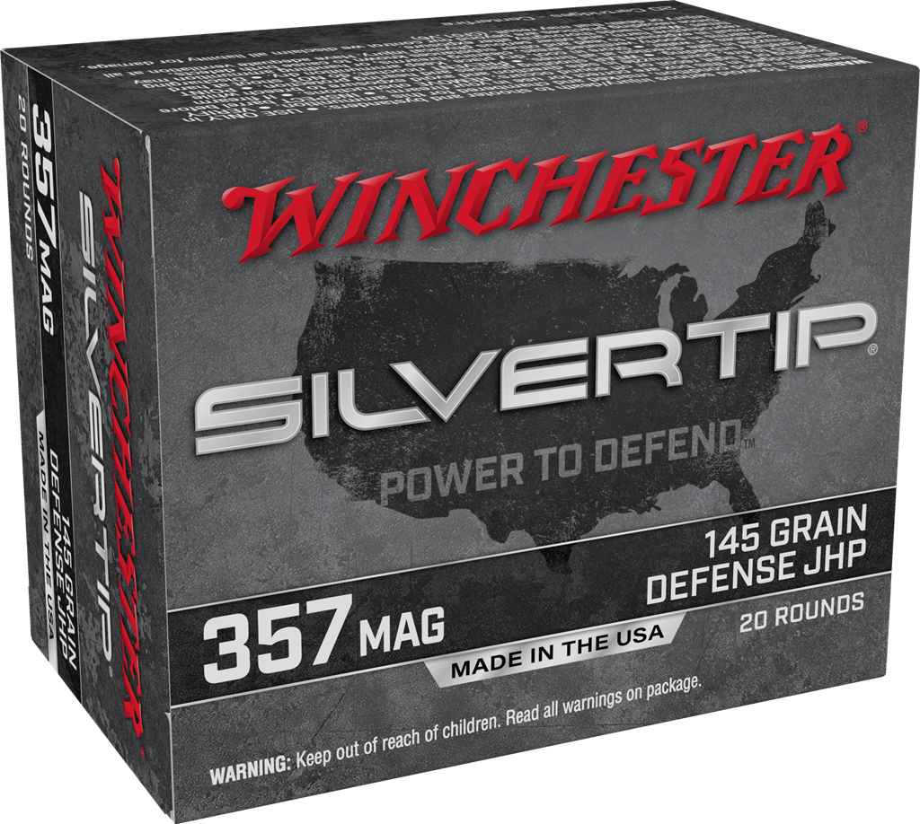WINCHESTER SILVERTIP 357MAG 145GR STHP 20RDS BX