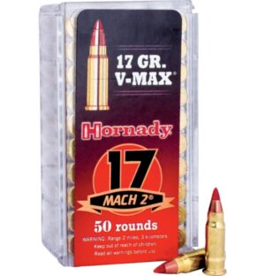 HORNADY VARMINT EXPRESS 17 MACH2 17GR V-MAX 50RD BX 5000RD CASE