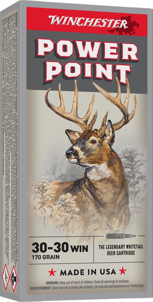 WINCHESTER SUPER X POWER POINT 30-30WIN 170GR 20RD BX 200RD CASE