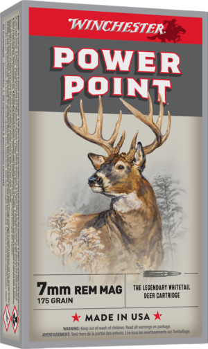 WINCHESTER SUPER X POWER POINT 7MM RM MG 175GR PP 20RD BX 200RD CASE
