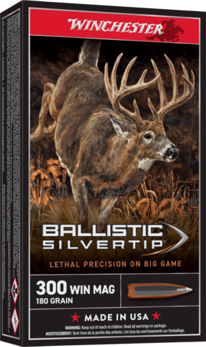 WINCHESTER BALLISTIC SILVERTIP 300 WIN MAG 180GR SLVRTP 20RD BOX