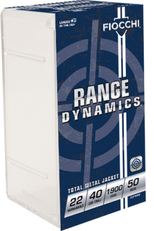 FIOCCHI 22 WIN MAG 40GR TMJ 50RD BX 2000RD CASE