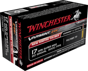 WINCHESTER VARMINT HV 17WSM 20GR PT 50RD BX 500RD CASE