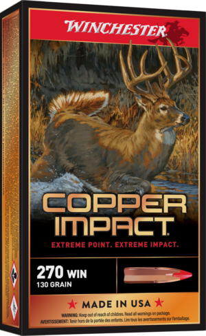 WINCHESTER COPPER IMPACT 270WIN 130G LF 20RD BX