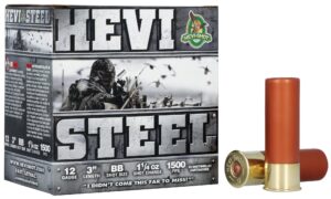 HEVI-SHOT HEVI-STEEL 12GA 3IN 1-1/4OZ BB 25 RD/BX 10 BX/CS