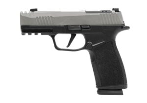 SIG SAUER P365 MACRO COMP 2 TONE STAINLESS 9MM PISTOL O.R. 2-17RD MAGS