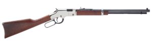 HENRY H4 GOLDEN BOY SILVER RIFLE .22 WMR 12 RDS 20.5