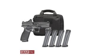 SPRINGFIELD ARMORY ECHELON 4.0C CMPCT 9MM PISTOL U DOT GEAR PAC VIRIDIAN RFX11,BAG,4MAGS CALI COMP