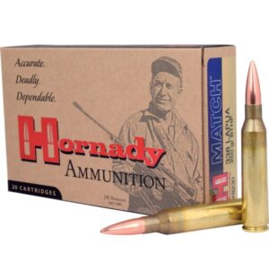 HORNADY 338 LAPUA MAG 250 GR BTHP MATCHâ„¢ 20RD/BX 6BX/CS
