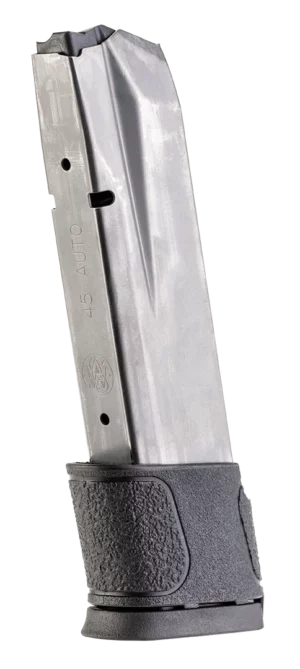 S&W M&P45 MAGAZINE 45 ACP, 14 RD BLK BS PLATE