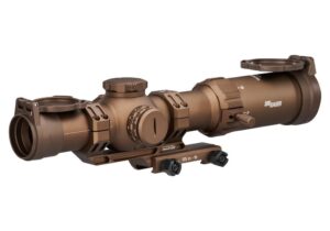 SIG SAUER TANGO MSR 1-10X26 34MM FFP ILLUMINATED RETICLE, .5MOA, COYOTE W/ MOUNT
